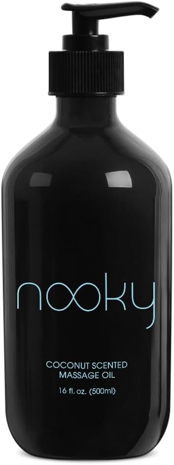 Nooky Massage Oil with Fractionated Coconut Oil for Massaging 16 Ounce (Coconut) - Image 5