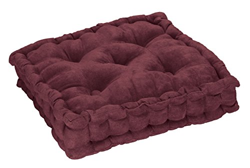 Fox Valley Traders Tufted Booster Cushion, Burgundy