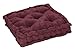EasyComforts Tufted Booster Cushion, Burgundy, One Size