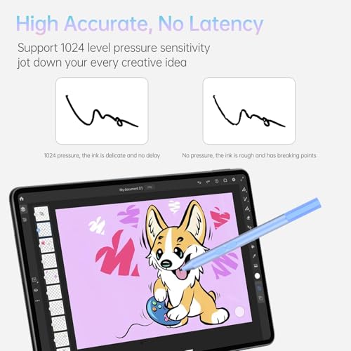 Image of Digital Stylus Pen for HP Envy, Spectre, Pavilion x360 2-in-1 Laptops, Support Microsoft Pen Protocol MPP 1.51 With Palm Rejection, Sapphire | Active Stylus Pen with Smooth Writing, MPP 1.51 Tilt Pen with Pressure Sensitivity & Palm Rejection for Drawing, Note-Taking