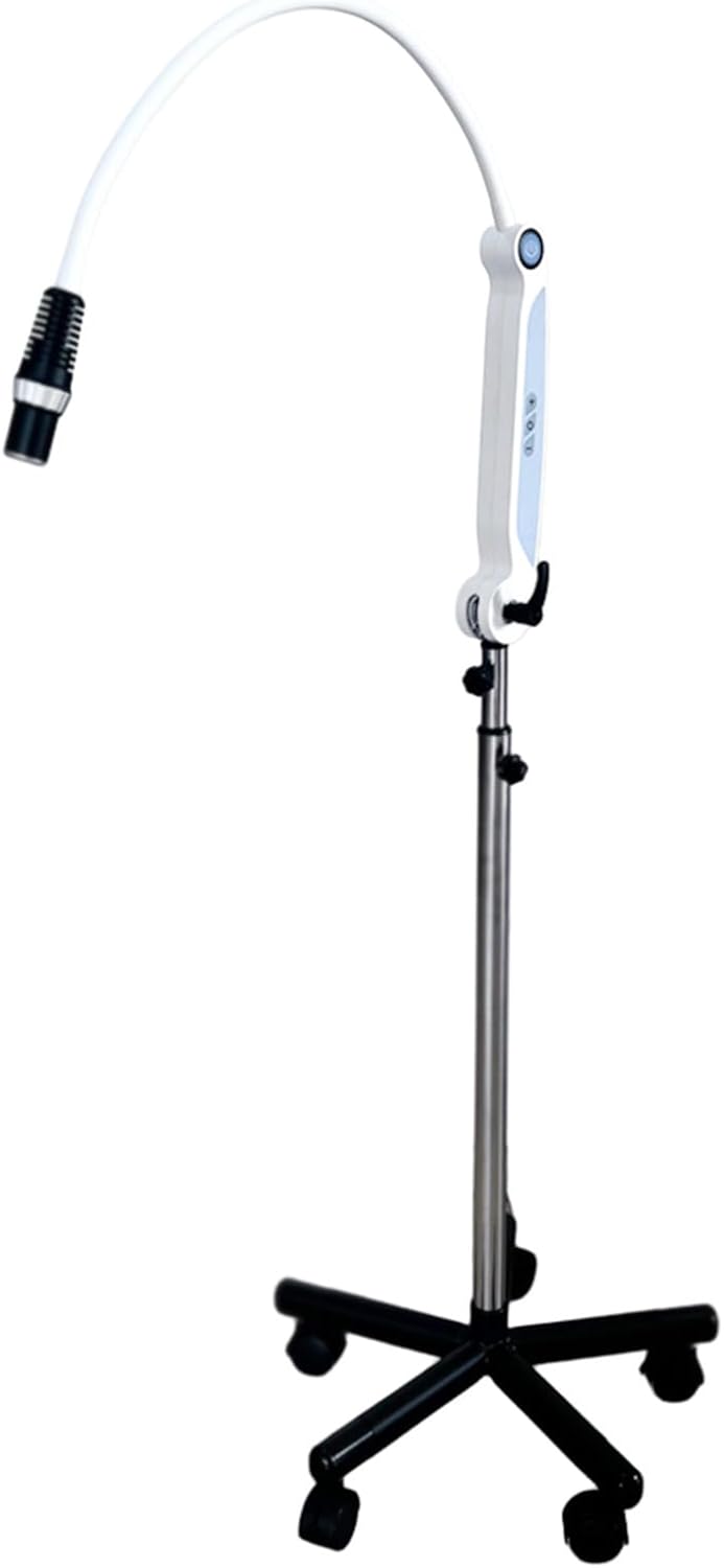 5W Mobile Dental LED Exam Light Floor Standing Type Inspection Lamp with Remote Control Brightness Adjustable KD-2005W-4