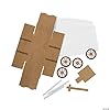 Fun Express 3D Western Covered Wagon Craft Kit Makes 12 - Cowboy Party Favors for Kids Birthday & Rodeo Themed Celebrations | VBS Vacation Bible School Supplies with Easy Assembly Instructions #1