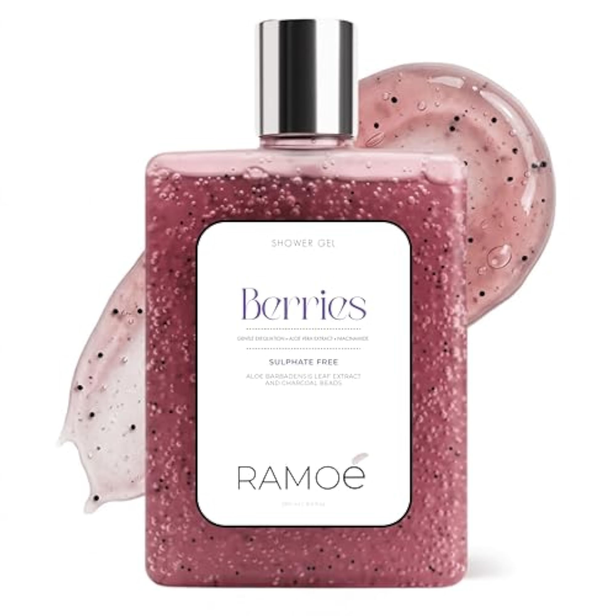 Berries Shower Gel, Sulphate-Free Body Wash with Aloe Vera