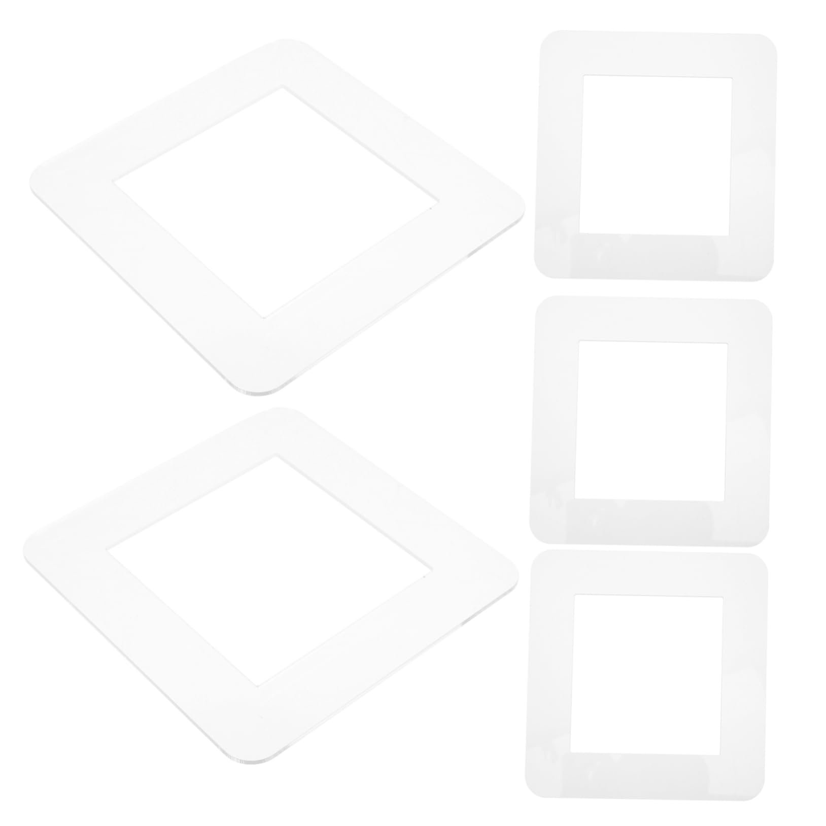 Protector acrílico para interruptores de luz blanco Hemobllo pack de 5 piezas para pared