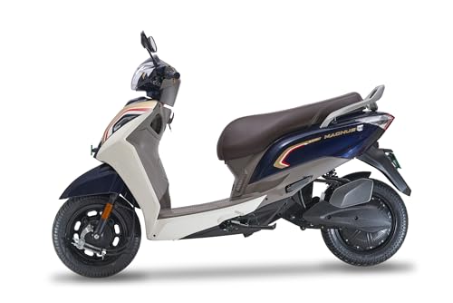Image of Ampere Magnus Grand Electric Scooter by Greaves | 118 km IDC Range | Safest LFP Battery with 5-Year / 75,000 km Warranty | Colour: Festive Ocean Blue (Ex Showroom)