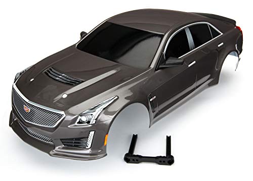 Traxxas Tra8391X Body, Cadillac Cts-V, Silver (Painted, Decals Applied) #TOP26