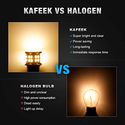 image for KAFEEK 20× Super Bright 1156 1141 1003 7506 BA15S 50-3014SMD LED Bulb