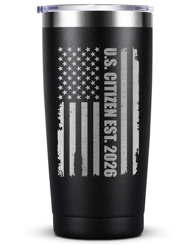 KIKERRO Us Citizenship Gifts - 2026 American Citizenship Gifts Party Decoration - New US...