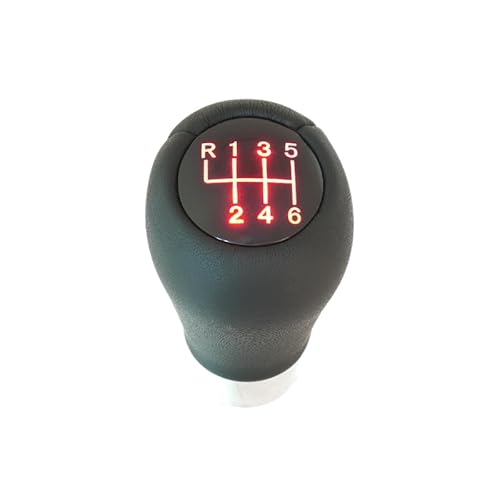 Beixicheng 6 Speed LED Gear Shift Knob for BMW E46 E81 E82 E87 E88 E90 E91 E92 E93 Manual Transmission MT