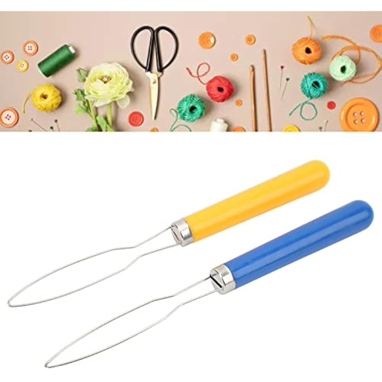 2Pcs Button Hooks, Button Assist Device Button Helper Tool Clothing Buttoning Aids for Elderly and Disabled Person