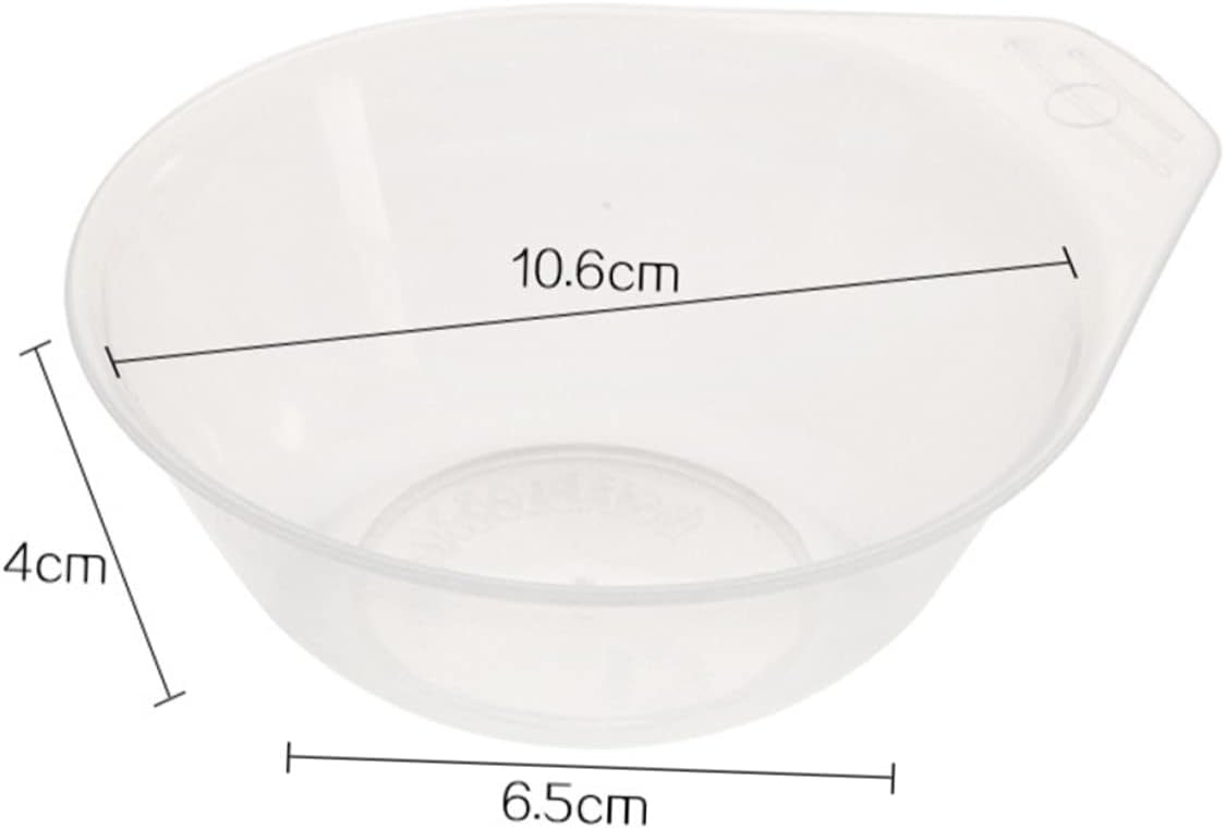 PRETYZOOM 4 Pcs Portable Mini Outdoor Plastic Bowls Set for Camping Lightweight Unbreakable Tableware for Picnic and Travel