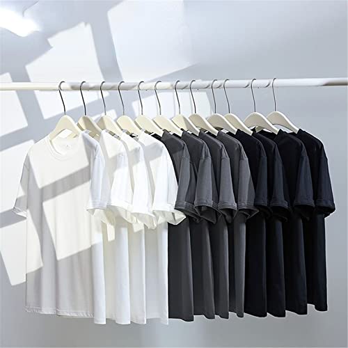 T-shirt couleur unie style classique décontracté Xinjihui taille M - 5