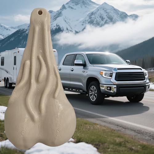 Funny Trailer Hitch Cover Balls Nuts | Trailer Hitch Decoration, Funny Prank Gag Automotive Vehicle Decoration for Boyfriend Husband Men Family Friends Him Adults - Thumbnail 2