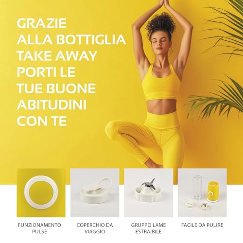 Girmi FR0405 frullatore 0,5 L Frullatore da tavolo 260 W Bianco, Giallo 2 Girmi FR0405 frullatore 0,5 L Frullatore da tavolo 260 W Bianco, Giallo