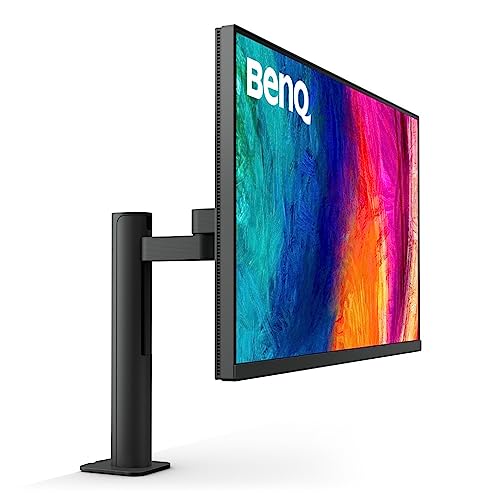 Image of BenQ PD3205UA AQCOLOR 32 inch 4K UHD Ergo Arm Mac-Ready Monitor, 99% Rec.709 & sRGB, IPS, Built-in Ergo Mount, ICCSync, Uniformity, Delta E≤3, Factory-Calibrated, Pantone, USB-Hub, USB-C (90W)