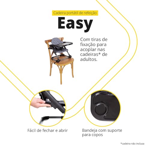 Safety 1st, Cadeira de Refeição Easy, Black