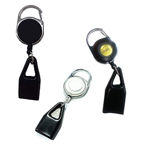 CPUK Intrekbare aansteker / USB Stick Leash Houder Sterke 60 cm Trek Snoerclip uit om Clipper LIGHTERS vast te houden BIC Style LIGHTERS ETC Riemclip (3)
