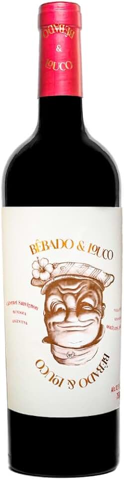 Vinho Fino Tinto Argentino Bêbado & Louco Cabernet Sauvignon 2024 06x750ml