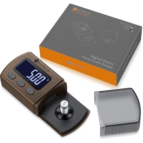 Neoteck Digital Turntable Stylus Force Scale Gauge 0.01g/5.00g Cover