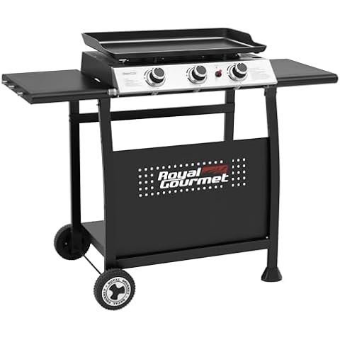 Royal Gourmet Plancha Gaz Chariot Cover