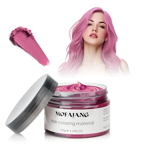 Light Pink Hair Color Wax for Men &amp; Women, Temporary Hair Color, 4.23 oz