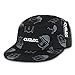 CUGLOG 5 Panel Buddha Racer Cap, Black