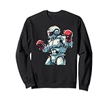 Robot with boxing gloves