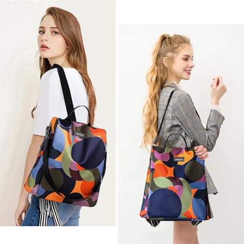Image of Backpack Purse for Women Anti Theft Travel Bag Convertible Fashion Backpack Casual Shoulder Bag Waterproof Daypack for Hiking