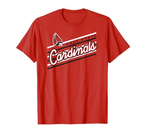 Ball State Cardinals Retro Performer Red Officially Licensed T-Shirt
