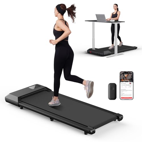 SupeRun Walking Pad Treadmill 2.5 HP, Remote, LED, 300 lbs