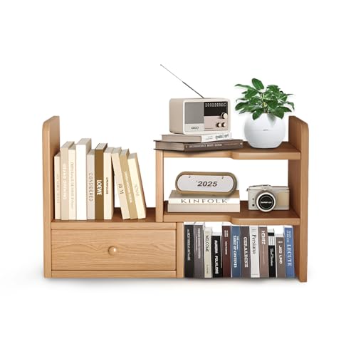 Étagère de bureau réglable bois pour libérer l'espace de votre table - 2