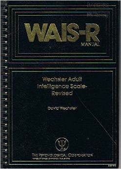 Spiral-bound WAIS-R: Manual : Wechsler adult intelligence scale--revised Book