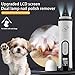 Yikuhot New Upgraded Silent Dog Nail Grinder, Cordless Grooming Pro Nail Grinder with 3 Adjustable Speeds &Dual Led Light, Painless Paws Grooming for Small Medium Large Dogs & Cats (M5)