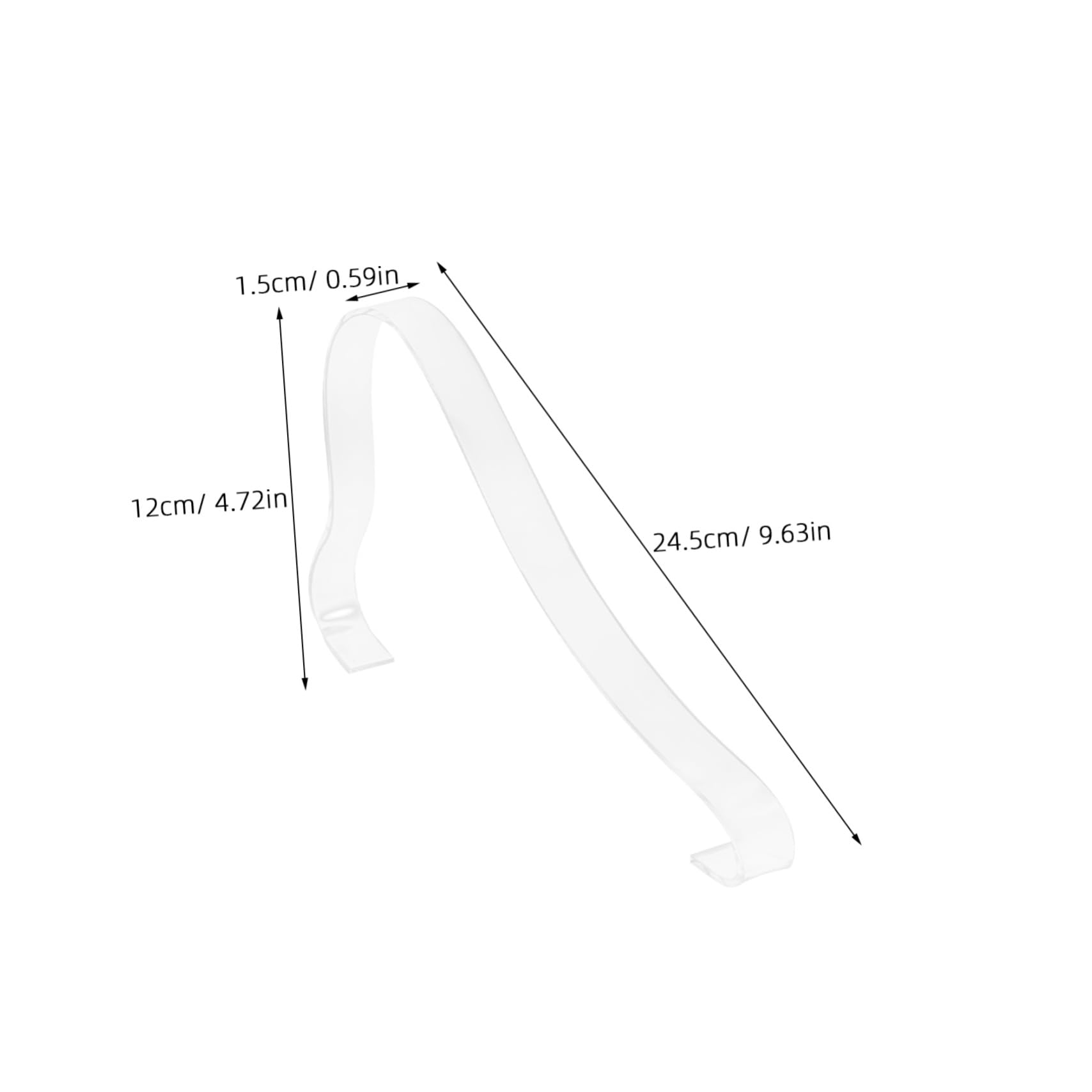 SOLUSTRE 10Pcs Transparent High Heels Display Stands Sandals Supports Shoe Shaping Racks for Organized Shoe Storage and Display