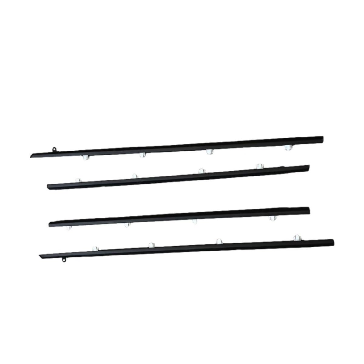 Mltlkppvng Black Car Seal Strip 4Pcs For Toyota For Corolla Ae-100 1993 1994 1995 1996 1997 Car Weatherstrip Window Moulding Trim(Black)