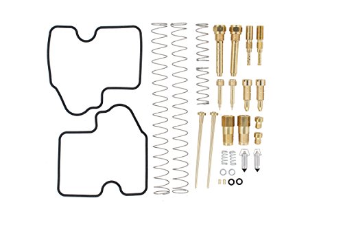 MOTOKU Pack of 2 Carburetor Rebuild Carb Repair Kit for Kawasaki Brute Force 650 KVF650 KVF650D KVF650E 4x4, Prairie 650 KVF650A KVF650B, Prairie 700 KVF700A KVF700B KVF700D 4x4 ATV