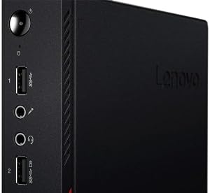 Lenovo ThinkCentre M715q Business Tiny Mini Desktop Computer PC, AMD Ryzen 5 Pro 2400GE 3.8 GHz, 8 GB RAM, 256 GB SSD, WiFi, Bluetooth, DisplayPort, USB 3.1 Gen 1, Windows 11 Pro (Renewed) — photo 3 of 6