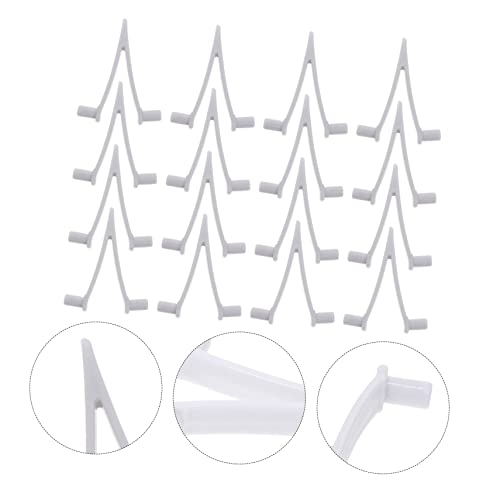 HAKIDZEL 24 Peças Clipe de piscina em forma de V piscina de plástico picina acessórios clipe de fixa