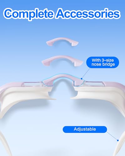 Image of Swim Goggles, Super Clear View,Goggles Swimming Adult, Suitable for All Kinds of Swimming Programs