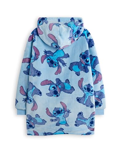 Disney Lilo & Stitch Girls Wearable Blanket, Blue - Image 3