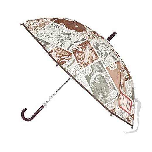Cerdá - Paraguas Automático Niño Marvel Comics - Licencia Oficial Marvel