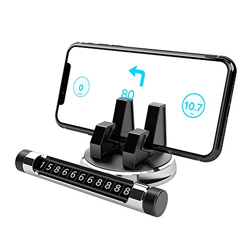 Placa de estacionamento temporário Zwbfu, placa de parada temporária luminosa, suporte universal par