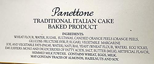 Borgo de' Medici Traditional Italian Panettone Cake - Pasticceria Fiorentina - 900g