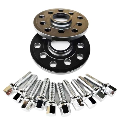 �z�C�[���X�y�[�T�[ �ɓK������ɓK������S���t�ɓK������ CC 2PC 10 �~�����[�g�� 15 0.4 �C���`�z�C�[���X�y�[�T�[ PCD 5x100 5x112 CB57.1 �X�y�[�T�[(Black 10mm)