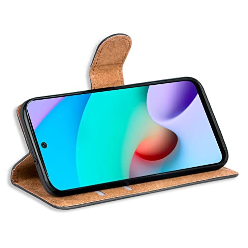 Verco Wallet Case for Xiaomi Redmi 10 Book Cover with Magnetic Closure compatible with Redmi 10 (2022) Flip Case with Card Slots Faux Leather - Image 4