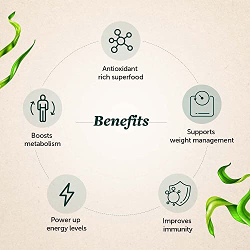 Image of Neuherbs Spirulina 1000mg Per Serving - 120 Tablets | Boost Energy, Immunity & Metabolism | Supports Weight Management |