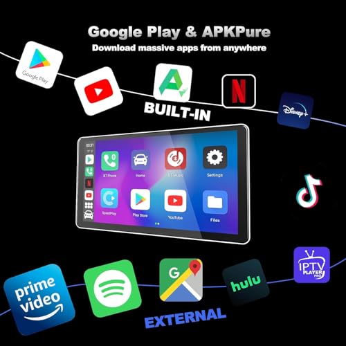 Image of Cason 3 in 1-AI Car Android Box,Wireless CarPlay & Android Auto Adapter for Car,Android 13.0 with Built in Netflix,YouTube from Play Store Dual 5G WiFi,for Only All Wired CarPlay Vehicles