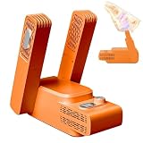 Secador de zapatos y ambientador, secador de zapatos y ambientador | Secador de tacos de fútbol ajustable con secador de zapatos UV,Calentador de botas, secador de zapatos plegable para el hogar,