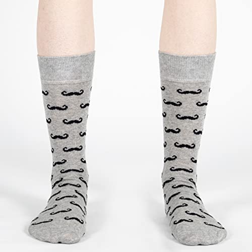 Image of Mysocks Unisex Extra Fine Combed Cotton Crew Socks |Colourful Designs | Seamless Toe | Make Your Steps Enjoyable
