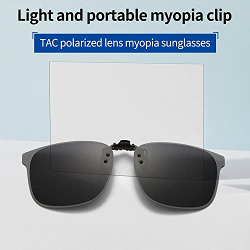 TPALPKT Polarized Clip-on Sunglasses,Polarized Flip up Glasses Lenses, Anti-glare Driving Glasses for Women Men3